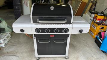 Barbecook Gaz Siesta + brûleur latéral et plancha  disponible aux enchères