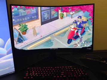 Samsung G7 curved 240 hz 1440p monitor beschikbaar voor biedingen