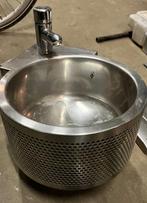 Rvs / inox wasbak., Doe-het-zelf en Bouw, Sanitair, Ophalen, Gebruikt, Inox, Wastafel