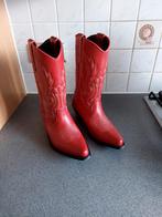 Cowboy boots in rood leder maat 37 merk Johnny Bulls, Johnny Bulls, Autres types, Enlèvement, Rouge