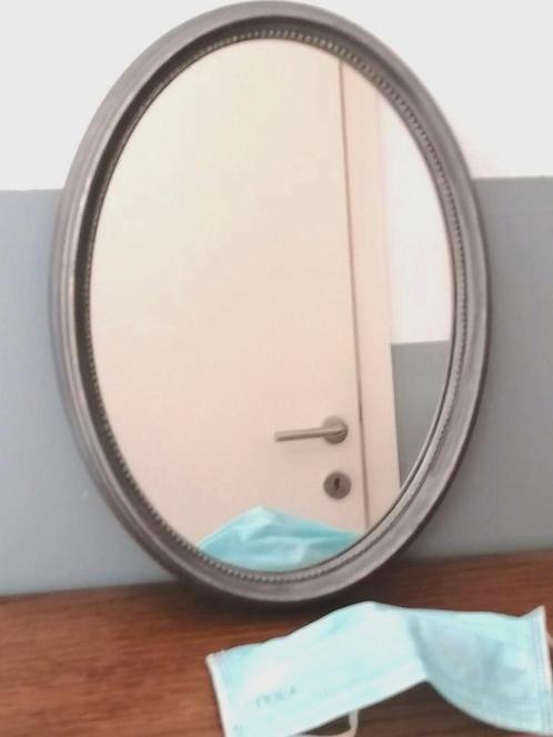 2 anciens miroirs milieu xxe cadre argenté style napoléon 3, Maison & Meubles, Accessoires pour la Maison | Miroirs, Utilisé, Moins de 50 cm