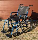 Blauw-zwarte lichtgewicht rolstoel Excel Curve, Diversen, Rolstoelen, Ophalen, Zo goed als nieuw