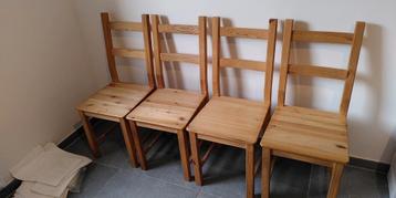 4 chaise Ikea Ivar, Enlèvement, Utilisé