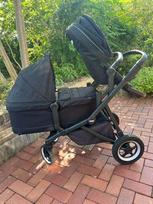 Thule Sleek Duo - Full option, Kinderen en Baby's, Kinderwagens en Combinaties, Gebruikt, Combiwagen, Overige merken, Duowagen