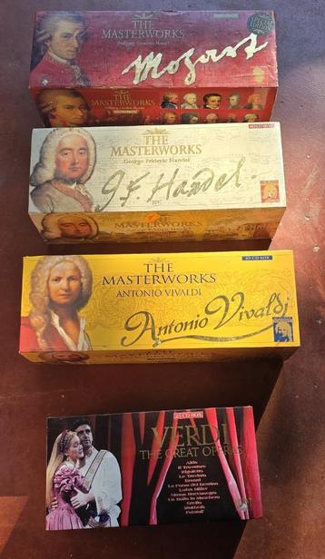 Musique classique Haendel, Verdi, Mozart, Vivaldi, Enlèvement ou Envoi, Classicisme, Comme neuf, Autres types