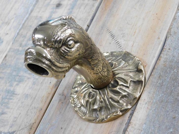 Wand waterfontein messing, mooi!!, Tuin en Terras, Waterpartijen en Fonteinen, Fontein, Overige materialen, Ophalen of Verzenden