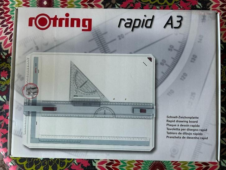 Rotring rapid A3-tekenbord + draagtas, Hobby en Vrije tijd, Cursusmateriaal, Nieuw, Overige typen, Meerdere media, Ophalen