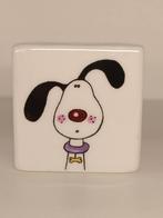 Egg Cup / Eierdopje met Dog & flower Majestic Porcelain, Ophalen of Verzenden