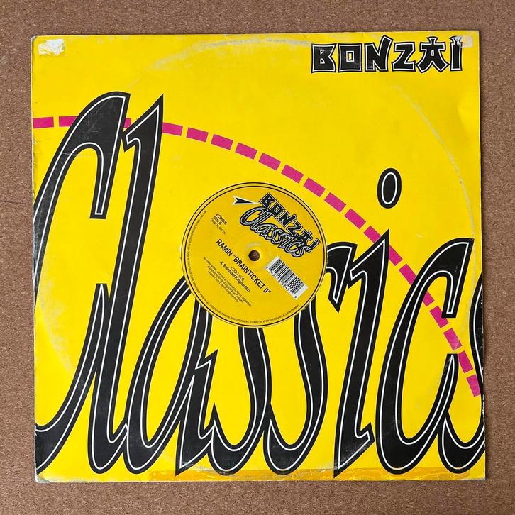 Ramin – Brainticket II (Bonzai Classics, etched b-kant), Cd's en Dvd's, Vinyl | Dance en House, Gebruikt, Techno of Trance, 12 inch