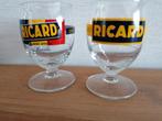 2 speciale Ricard glaasjes 17cl met jaartal zie foto's, Ophalen of Verzenden, Nieuw