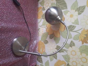 Bureaulamp, Ophalen, Gebruikt, Metaal, 50 tot 75 cm