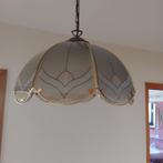 Leuke hanglamp in glas, Huis en Inrichting, Ophalen, Zo goed als nieuw, Glas, Minder dan 50 cm