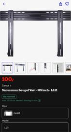 Sanus LL11 Wandbeugel 40 tot 85 inch, Ophalen, Gebruikt