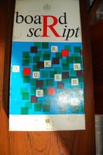 boardscript (scrabble ) met houten blokjes, Drie of vier spelers, Ophalen, Gebruikt