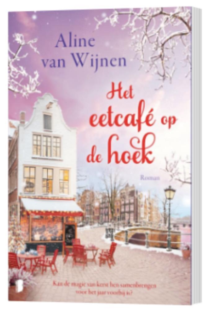 Boek Het eetcafé op de hoek - Aline van Wijnen, Boeken, Romans, Zo goed als nieuw, Verzenden