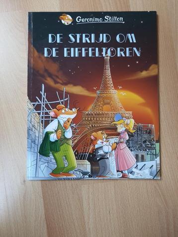Strip Geronimo Stilton - De strijd om de eifeltoren beschikbaar voor biedingen