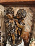 Zeer mooi en groot antiek bronzen beeld, in topstaat., Antiek en Kunst, Ophalen