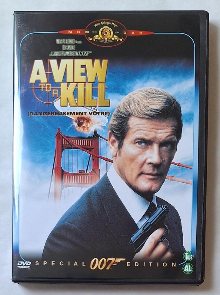 Dangereusement Vôtre (Roger Moore) comme neuf, Cd's en Dvd's, Dvd's | Actie, Zo goed als nieuw, Alle leeftijden, Ophalen of Verzenden