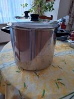 Grote steelpan van 10 l, roestvrij staal 18/10, Huis en Inrichting, Keuken | Potten en Pannen, Ophalen, Zo goed als nieuw, Inox