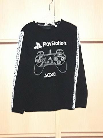 Longsleeve Playstation zwart 134-140/9-10j jongen C&A beschikbaar voor biedingen