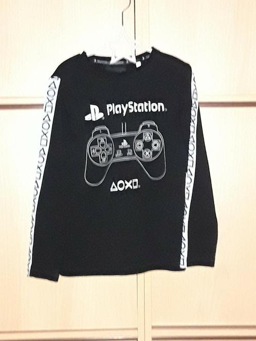 Longsleeve Playstation zwart 134-140/9-10j jongen C&A, Kinderen en Baby's, Kinderkleding | Maat 134, Zo goed als nieuw, Jongen