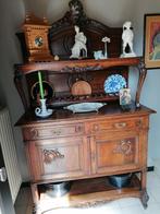 Antiek wandbuffet in Franse eik, Antiek en Kunst, Ophalen