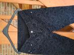Zwarte jeans met tekening maat 44, Ophalen, Zo goed als nieuw, Maat 42/44 (L)