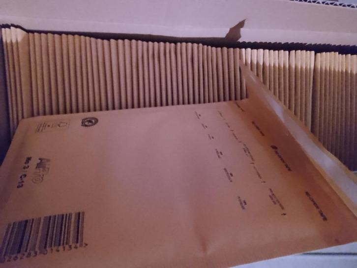 Enveloppen Luchtkussenenvelop 150x215 Bruin, Zakelijke goederen, Kantoor en Winkelinrichting | Kantoorartikelen, Nieuw in verpakking