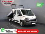 Peugeot Boxer 2.2 HDI 130 pk BPM VRIJ! DC Dubbel Cabine Kipp, Auto's, Wit, Bedrijf, Centrale vergrendeling, Te koop
