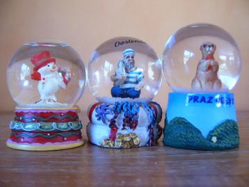 3 Snow Globe Neuf, Enlèvement ou Envoi, Neuf, Autres types
