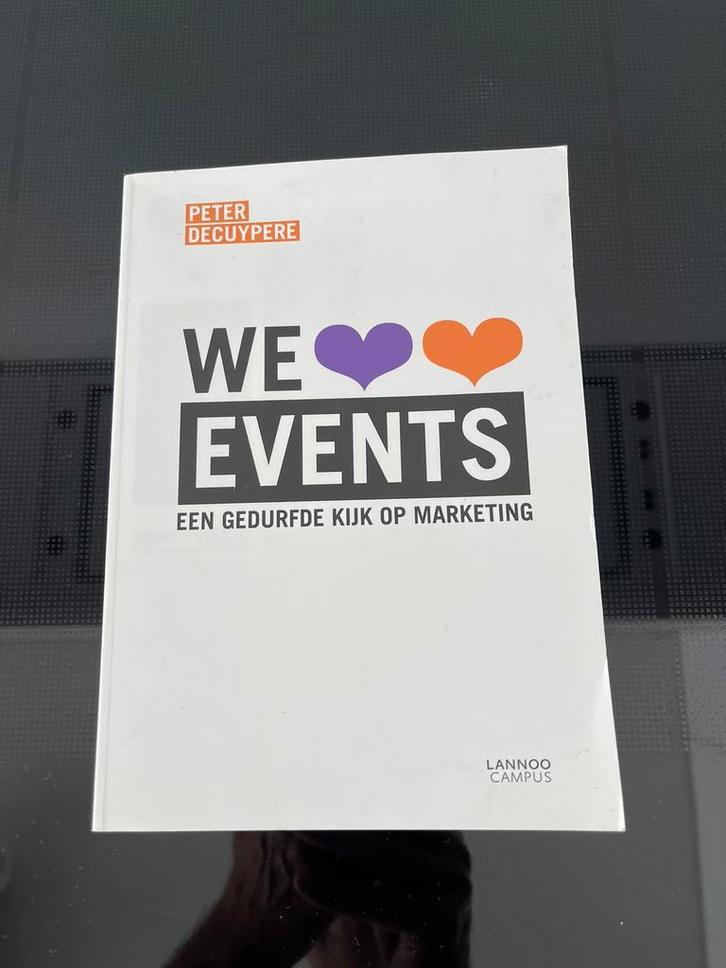 Peter Decuypere - We love events, Boeken, Wetenschap, Nieuw, Ophalen of Verzenden