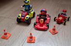 PLAYMOBIL de kartjongen en papa en de begeleider op een quad, Kinderen en Baby's, Speelgoed | Playmobil, Ophalen of Verzenden