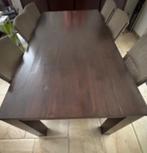 Houten eettafel 200 x 100, Huis en Inrichting, Tafels | Eettafels, Ophalen, 100 tot 150 cm, 200 cm of meer, Zo goed als nieuw