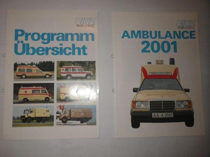 Binz Ambulance  Folders, Boeken, Auto's | Folders en Tijdschriften, Zo goed als nieuw, Mercedes, Ophalen