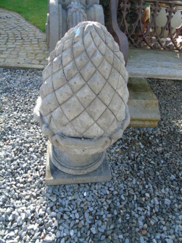 XXL stenen dennenappels, uit één stuk!, Tuin en Terras, Tuinwanddecoratie, Nieuw, Ophalen