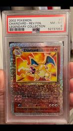 Pokemon Charizard Rev Foil 2002 Legendary Collection PSA 8, Foil, Cartes en vrac, Enlèvement ou Envoi, Neuf