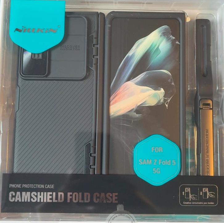 Nillkin CamShield Hoesje voor Samsung Z Fold 5 in Verpakking, Telecommunicatie, Mobiele telefoons | Hoesjes en Screenprotectors | Samsung