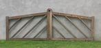 Tuinpoort. Weidepoort.Oprit poort., Tuin en Terras, Ophalen, Gebruikt, 100 tot 150 cm, Hout