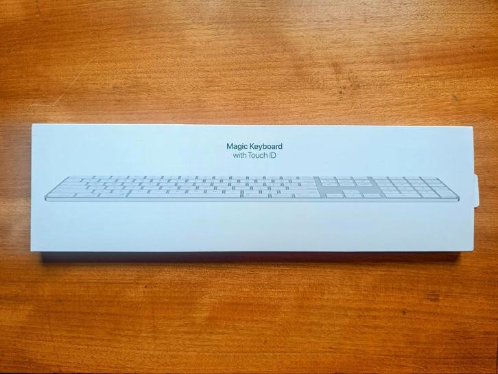 Apple numeriek Magic Keyboard met Touch ID, Computers en Software, Toetsenborden, Zo goed als nieuw, Qwerty, Ophalen of Verzenden