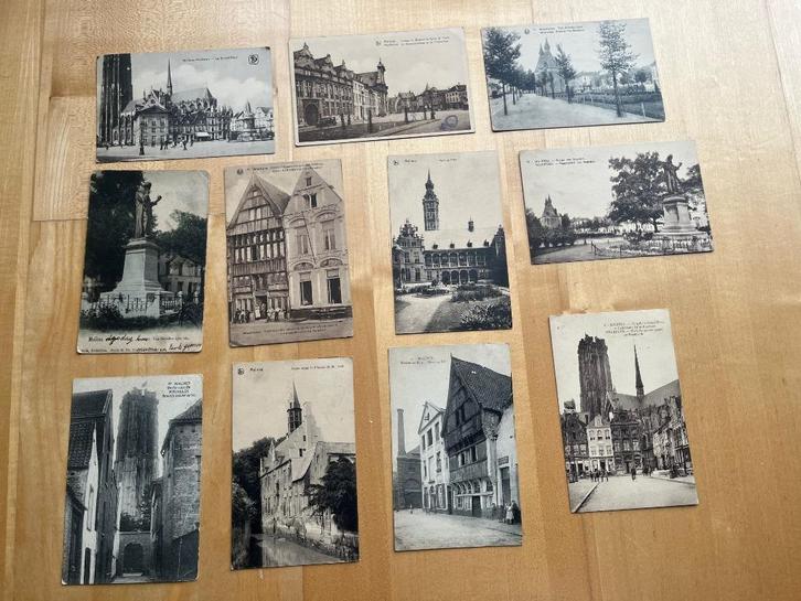 11 Postkaarten Mechelen -Jaren 1920, Verzamelen, Postkaarten | België, Gelopen, Antwerpen, 1920 tot 1940, Verzenden