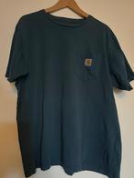 Carhartt t shirt blauw man, Kleding | Heren, T-shirts, Carhartt, Overige maten, Zo goed als nieuw, Verzenden