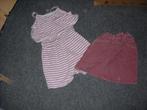 zomer pakje en rok-beide name it-als nieuw-140, Kinderen en Baby's, Kinderkleding | Maat 140, Ophalen, Zo goed als nieuw, Meisje