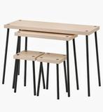 Set van 4 tafels en krukken, Ophalen, Zo goed als nieuw, Bureau