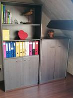 Bureau en kasten aangepast, Huis en Inrichting, Bureaus, Ophalen, Zo goed als nieuw, Bureau