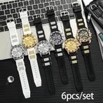 Nieuwe horloges koopje, Handtassen en Accessoires, Horloges | Heren, Overige merken, Staal, Kunststof, Polshorloge