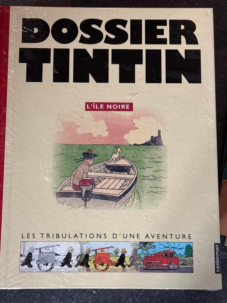 Dossier Tintin – L’Île Noire, Livres, Aventure & Action, Comme neuf, Enlèvement ou Envoi