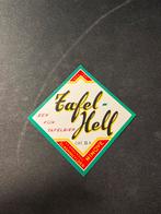 Bier etiket tafel hell, Ophalen
