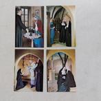 4 postkaarten Lourdes: Musée de cire, Verzamelen, Ophalen of Verzenden