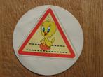 Autocollant Tweety Warner Bros 9,5 cm, Enlèvement ou Envoi, Neuf, Bande dessinée ou Dessin animé