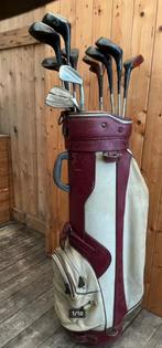 antieke golftas, golfclub de pierpont, Sport en Fitness, Golf, Ophalen, Gebruikt, Set